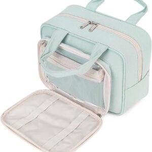 Narwey Full Size Toiletry Bag Women Travel Toiletries Bag Make Up Bag Large Cosmetic Makeup Organizer Bag for Travel Accessories Essentials