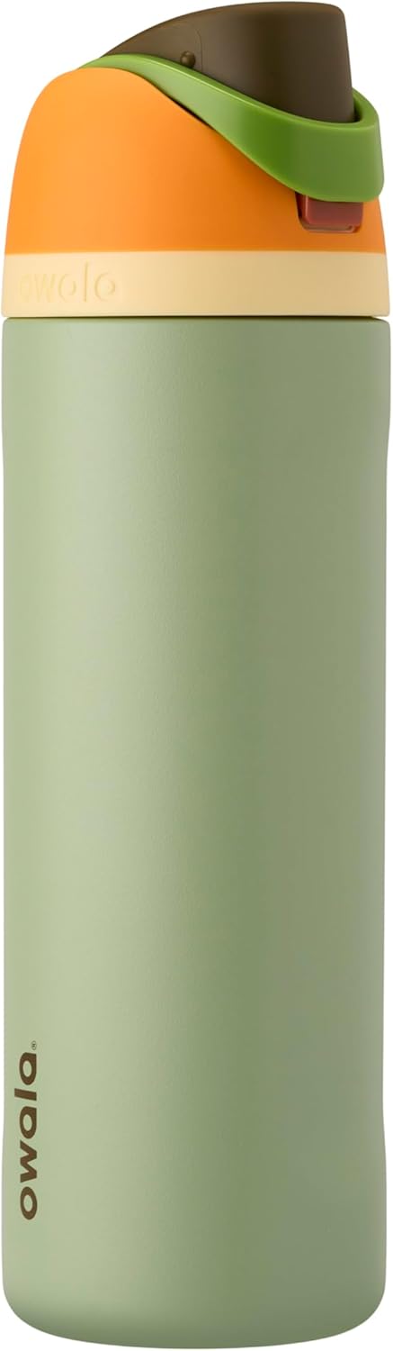Owala FreeSip Insulated Stainless Steel Water Bottle with Straw – 24 oz / 32 oz / 40 oz, BPA-Free