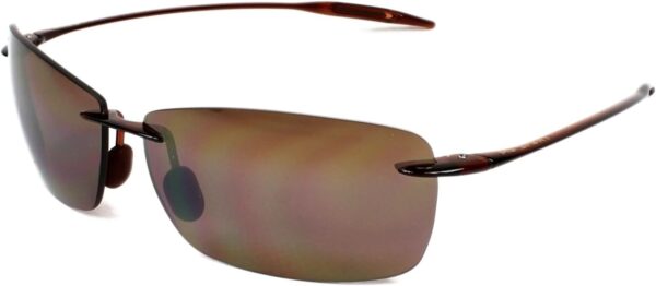 Maui Jim Lighthouse rimless sunglasses in Rootbeer with HCL Bronze polarized lenses